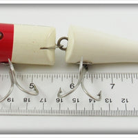 Creek Chub White And Red Jointed Snook Pikie 5502 In Box