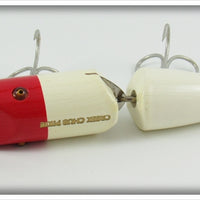 Creek Chub White And Red Jointed Snook Pikie 5502 In Box