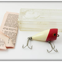 Vintage Whopper Stopper Red Head 200 Plunker Lure In Box 