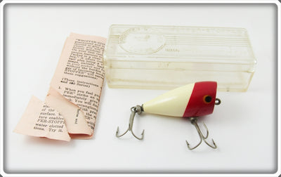 Vintage Whopper Stopper Red Head 200 Plunker Lure In Box 