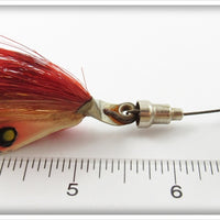 Pflueger Red & White Snapie Spinner