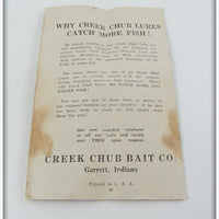 Creek Chub Silver Shiner Pikie 703 In Box