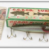 Vintage Creek Chub Silver Shiner Pikie Lure 704 In Box
