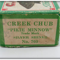 Creek Chub Silver Shiner Pikie 703 In Box