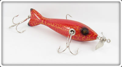 Contemporary Red & Yellow Crackleback Minnow Lure