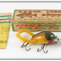 Vintage Creek Chub Golden Shiner Dingbat Lure 5104 In Box 