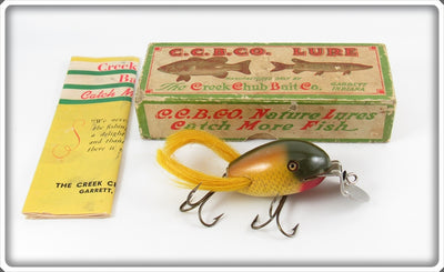Vintage Creek Chub Golden Shiner Dingbat Lure 5104 In Box 