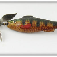 Vintage Pflueger Perch Razem Minnow Lure 7496