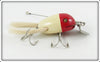 Creek Chub White Red Head Dingbat 5102 In Box