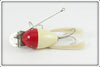 Creek Chub White Red Head Dingbat 5102 In Box