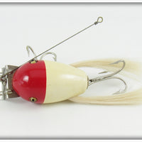 Creek Chub White Red Head Dingbat 5102 In Box