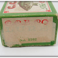 Creek Chub White Red Head Dingbat 5102 In Box