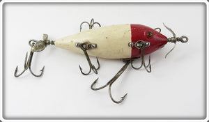 Vintage Heddon Fisherman Repainted Six Hook Musky Minnow 600 