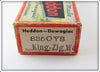 Heddon Yellow Scale King Zag Wag 8350 Empty Box