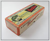 Heddon Yellow Scale King Zag Wag 8350 Empty Box