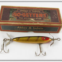 Heddon Abbey & Imbrie Perch Baby Torpedo Lure 12YP In Box 
