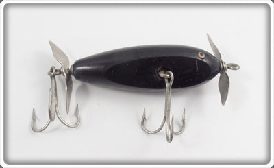Creek Chub Solid Black Plastic Baby Injured Minnow