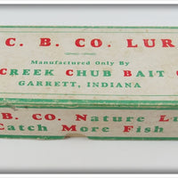 Creek Chub Fireplug Striper Pikie 6932 Empty Lure Box