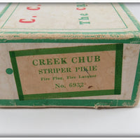 Creek Chub Fireplug Striper Pikie 6932 Empty Box