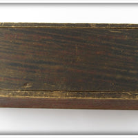 Heddon Rainbow 100 Empty Wooden Slide Top Box
