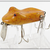 Vintage F.P. Holmgren Orange & Red Frog Lure