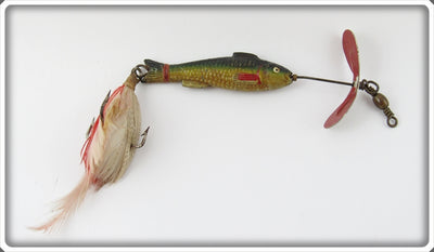 Vintage Pflueger Invincible Rubber Minnow Lure