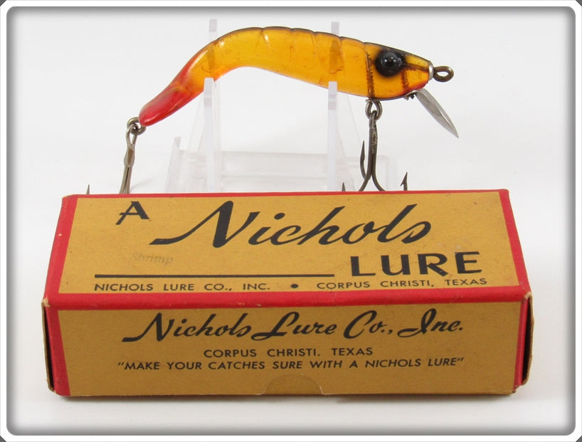Vintage Nichols Shrimp Lure Corpus Christi Circa 1940s Nice Free