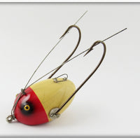 South Bend Red Head White Plug Oreno