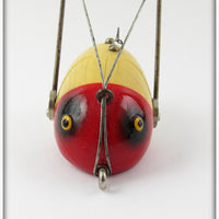 South Bend Red Head White Plug Oreno