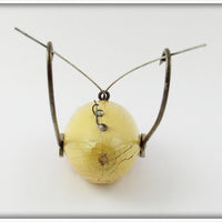 South Bend Red Head White Plug Oreno