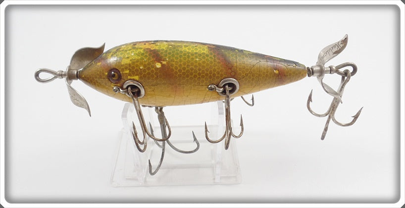 EARLY HEDDON #300 GLASS EYES L-RIG SURFACE LURE