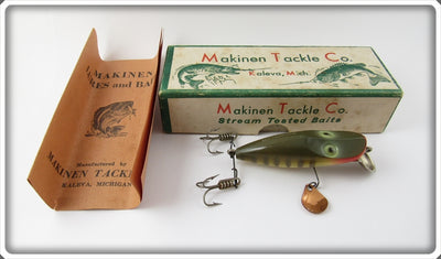 Vintage Makinen Pike Scale WonderLure In Box 