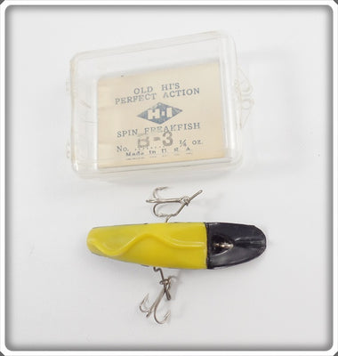 Horrocks & Ibbotson ShurKatch Yellow & Black Spin Freakfish In Box
