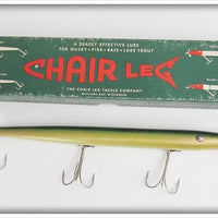 The Chair Leg Tackle Co Green & Gold Scale Chair Leg In Box S 100 Surface