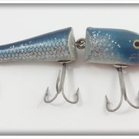 Vintage Creek Chub Bait Company Blue Flash Jointed Darter Lure 4934