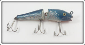 Vintage Creek Chub Bait Company Blue Flash Jointed Darter Lure 4934