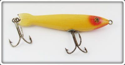 Vintage Heddon Red & White Big Mary Lure 802