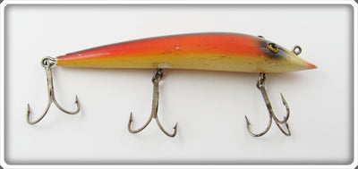 Vintage Moonlight Red & White Musky Pikaroon Lure 904