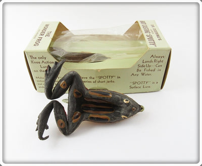 Vintage P&K Dr. Deering's Spotty The Wonder Frog Lure In Box