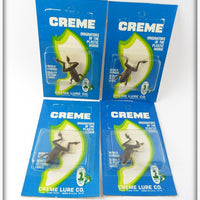 Creme Lure Co Dealer Box Of Twelve Frogs On Cards
