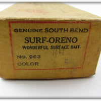 South Bend Red Head White Surf Oreno In Box