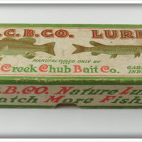 Vintage Creek Chub Perch Husky Musky Empty Lure Box 601