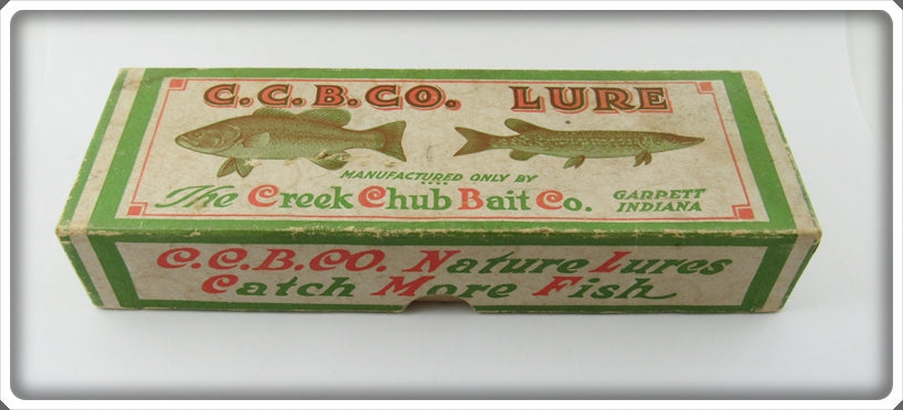 Vintage Creek Chub Perch Husky Musky Empty Lure Box 601
