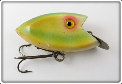 Vintage Green-Wyle Co Green & Yellow Klipon Lure