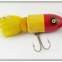 Vintage Marathon Red & Yellow Musk E Munk Lure 
