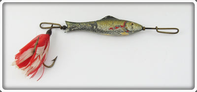 Vintage Pflueger Admiral Or Governor Rubber Minnow