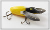 Vintage Le Boeuf Mfg Yellow & Black Fly Rod Creeper Lure