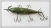 South Bend Green Crackleback Five Hook Underwater Minnow