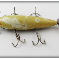 South Bend Green Crackleback Five Hook Underwater Minnow