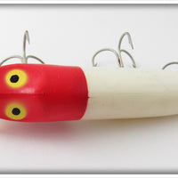 Heddon Red & White Plastic Lip Vamp Spook